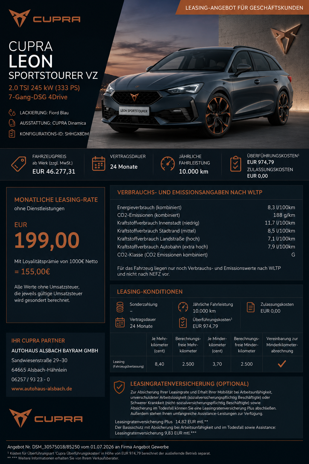 CUPRA Leon Sportstourer VZ